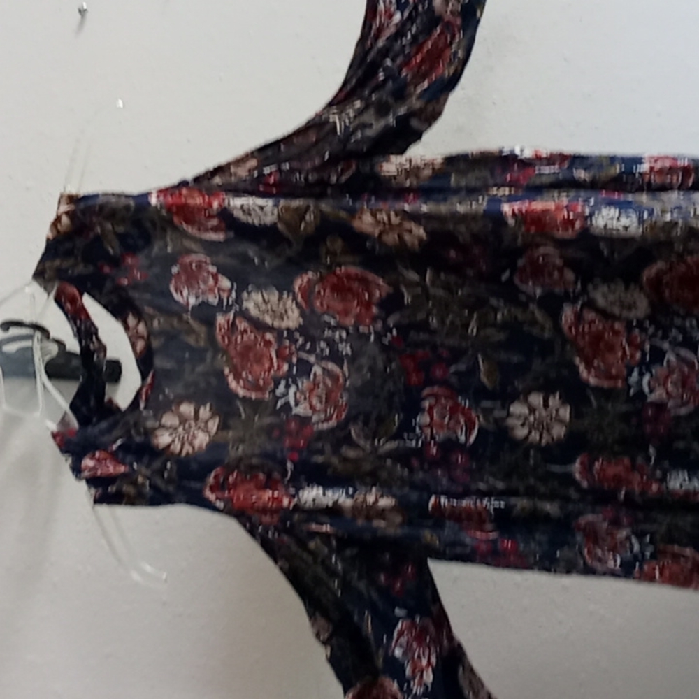 Angie low cut back cold shoulder tunic
